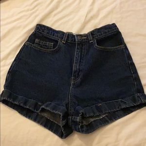 American apparel high waist shorts